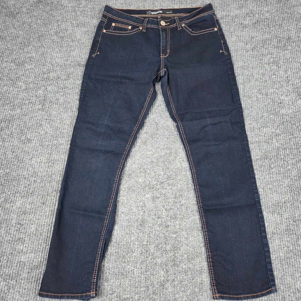 Jordache Womens Skinny Jeans Dark Rinse Stretch Denim Size 12 JM312004R